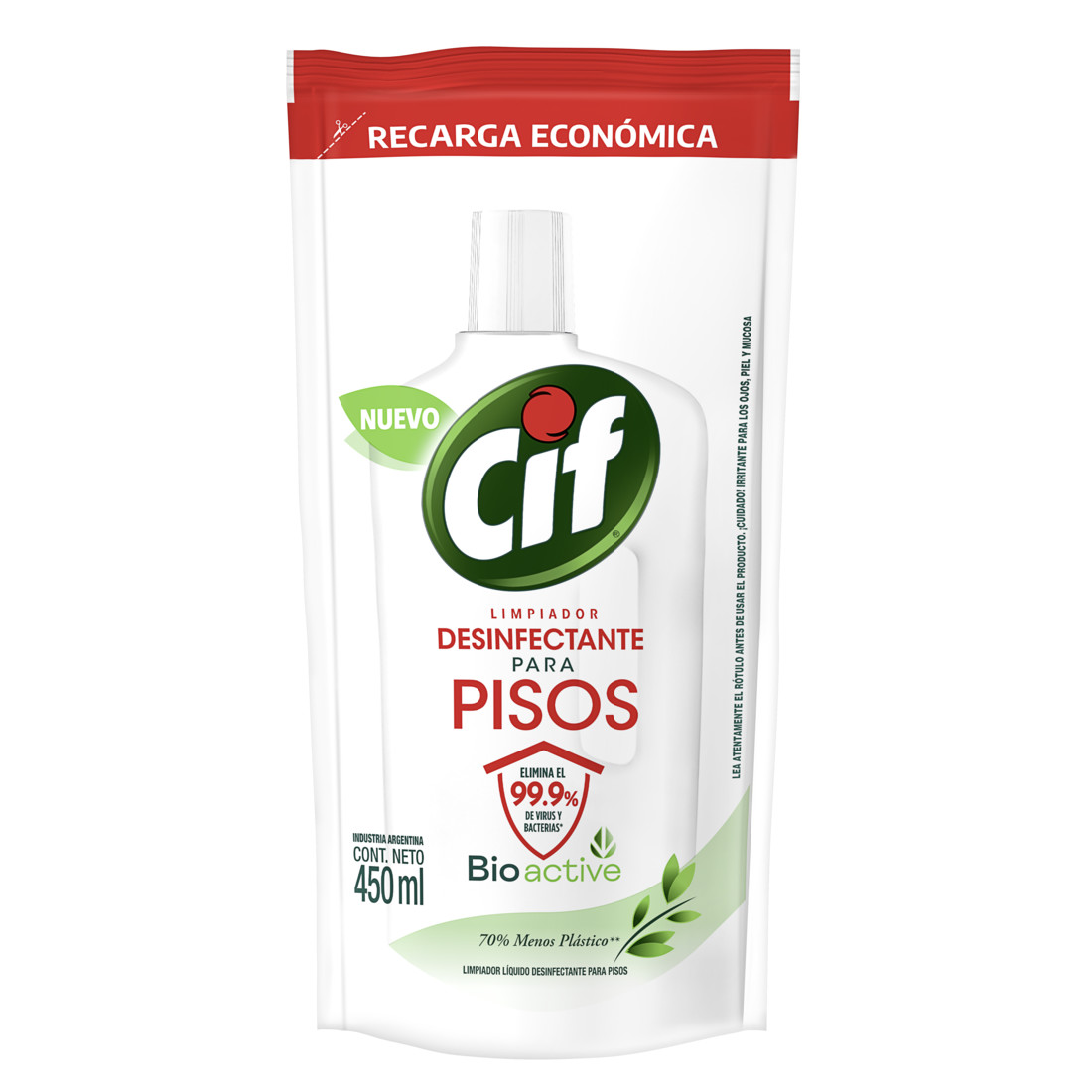 Cif Limpiador Líquido Desinfectante para Pisos refil pack